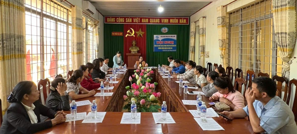 Hội LHPN thị trấn tổng kết công tác hội và phong trào phụ nữ năm 2024
